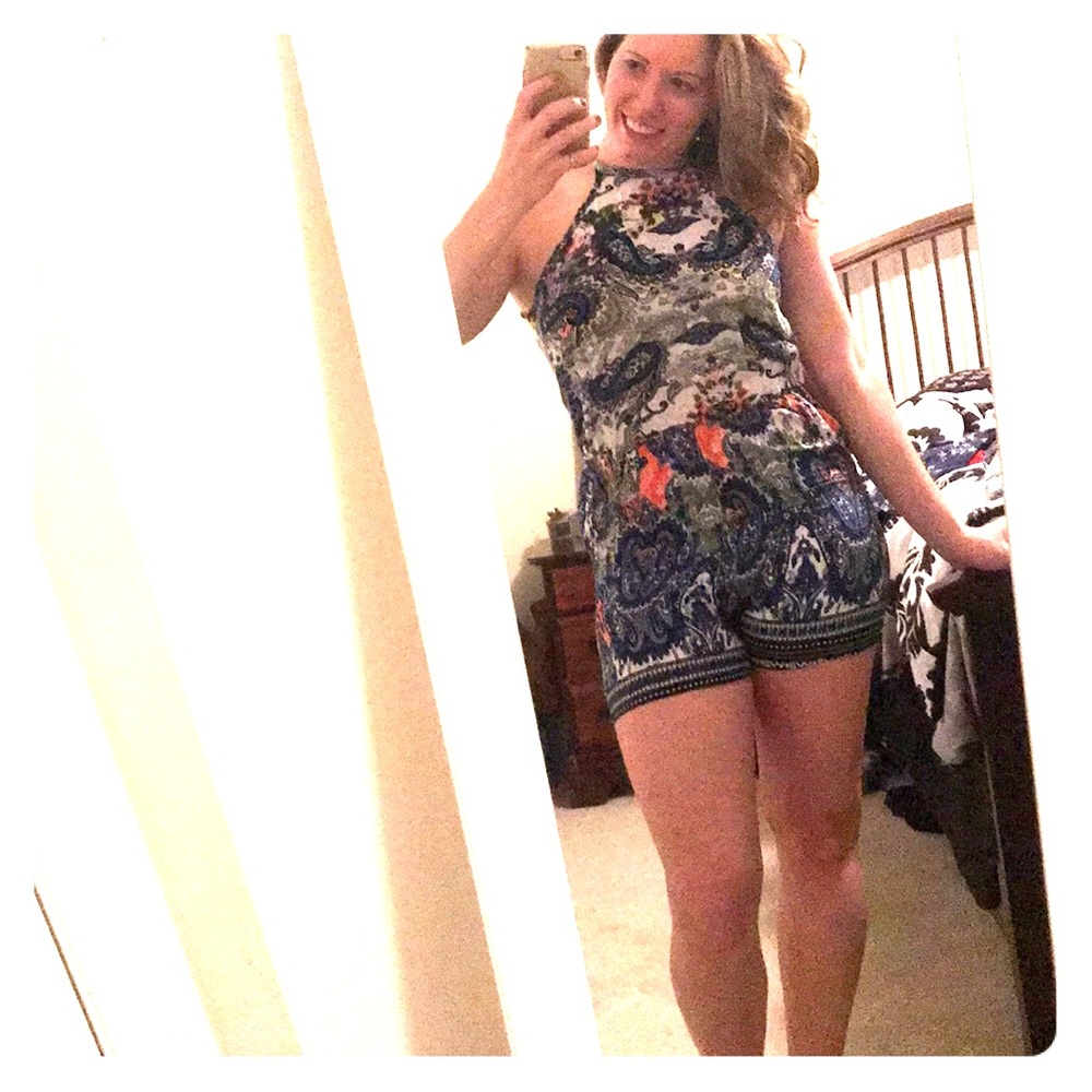 Summer Patterned Romper